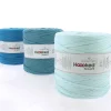 Hoooked Zpagetti Medium trikågarn 900 g turkos – Turqoise/Aqua shades ZP005-21, pris per styck | Bomullsgarn
