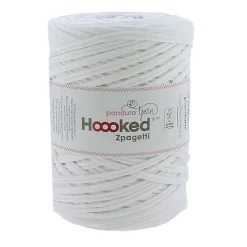 Hoooked Zpagetti Medium trikågarn 450g offwhite – Off White shades ZP004-28, pris per styck | Bomullsgarn