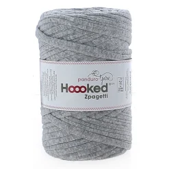 Hoooked Zpagetti Medium trikågarn 450g grå – Grey Shades ZP004-12, pris per styck | Bomullsgarn