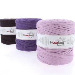 Hoooked Zpagetti Medium trikågarn 900 g lila – Purple shades ZP005-8, pris per styck | Bomullsgarn