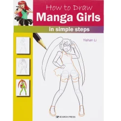 Oklassificerat How to draw manga girls in simple steps, av Yishan Li | Böcker