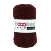 Hoooked Hpoked Ribbon XL garn 250g mörk vinröd – RX54 Maroon rust | Bomullsgarn