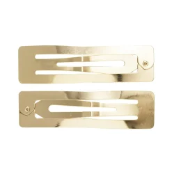 Panduro Jewellery Hårspännen av guldfärgad metall, droppformade 2-pack. 7,8×2,5 cm