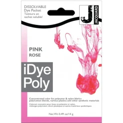 JACQUARD iDye Poly textilfärg för syntetmaterial, Pink 456 | Textilfärger