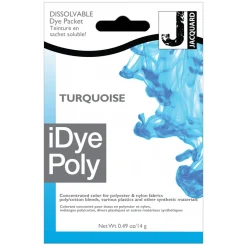 JACQUARD iDye Poly textilfärg för syntetmaterial, Turquoise 459