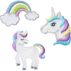 Panduro Hobby Iron-on Unicorn kombo 3p | Iron-Ons