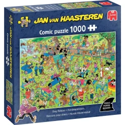 Jan Van Haasteren pussel Dog Parkour, 1000 bitar, 68×49 cm | Barn Pussel