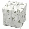 Panduro Design Julpapper 10 meters rulle, 57 cm bred – vinterdjur i en snöig skog | Present- & Julklappspapper