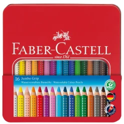 Faber-Castell Jumbo Grip Akvarell 16p | Barn Barnpennor