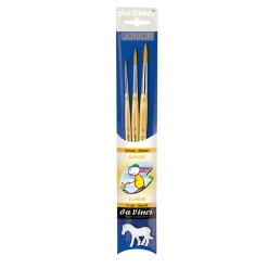 Barn Da Vinci Juniorpenslar Runda Set 3st
