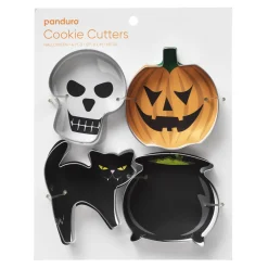 Panduro Hobby Kakstansar kakformar till halloween, 4 motiv, Ø7–8 cm