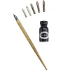 Brause Kalligrafi bläck+skaft+6 stift