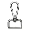 Panduro Hobby Karbinhake av metall, silverfärgad, 2,2×4,8 cm