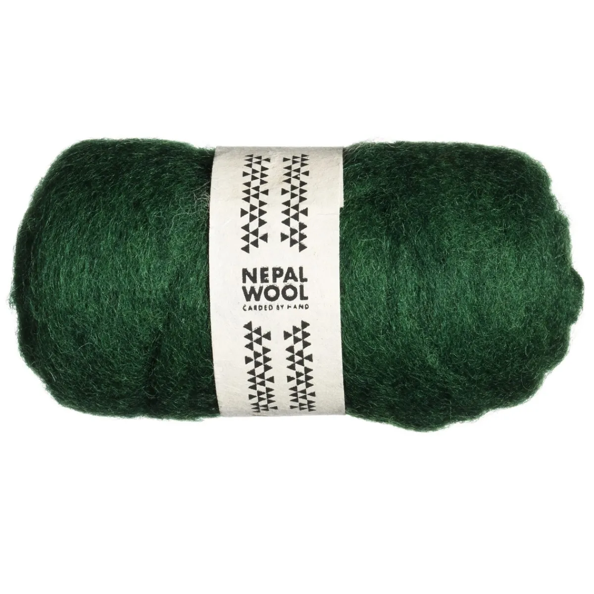 Nepal Wool Kardad ull 50 g julgrön | Ull