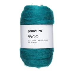 Nepal Wool Kardad ull 50 g turkos
