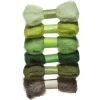 Nepal Wool Kardad ull sats 6x2g gröna
