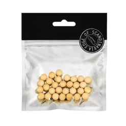 Oklassificerat Kartnålar Trä 20mm 30p | Gem & Klämmor