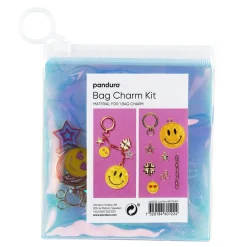 Panduro Hobby Kit med allt för att skapa ett coolt väskhänge / nyckelknippa – smileys! | Övrig Textildekor
