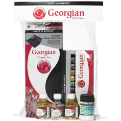 Georgian Kit med oljefärger, penslar och medier från Daler-Rowney | Oljefärger