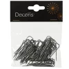 Decoris Klamrar av järn, krokar i U-form, för kransar & floral foam etc. 1×4 cm