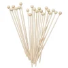Panduro Hobby Klubbpinnar godisklubbor med kula, av ljust trä. 20-pack, längd 16 cm | Redskap & Tillbehör
