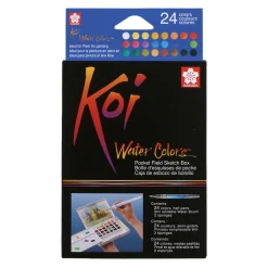 Sakura Koi Water Colors sketch box 24 | Akvarell- & Vattenfärger
