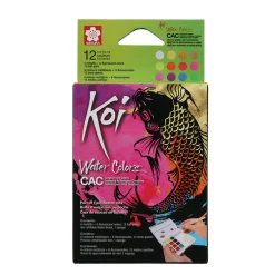 Sakura Koi Water Colors Sketch Box - 12 CAC (Creative Art Colors) | Akvarell- & Vattenfärger