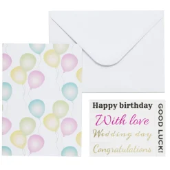 Panduro Design Kortkit A5 (105×148 mm) med kuvert & stickers – Ballong | Kort