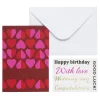 Panduro Design Kortkit A5 (105×148 mm) med kuvert & stickers – Blå blomster