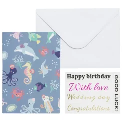 Panduro Design Kortkit A5 (105×148 mm) med kuvert & stickers – Citron