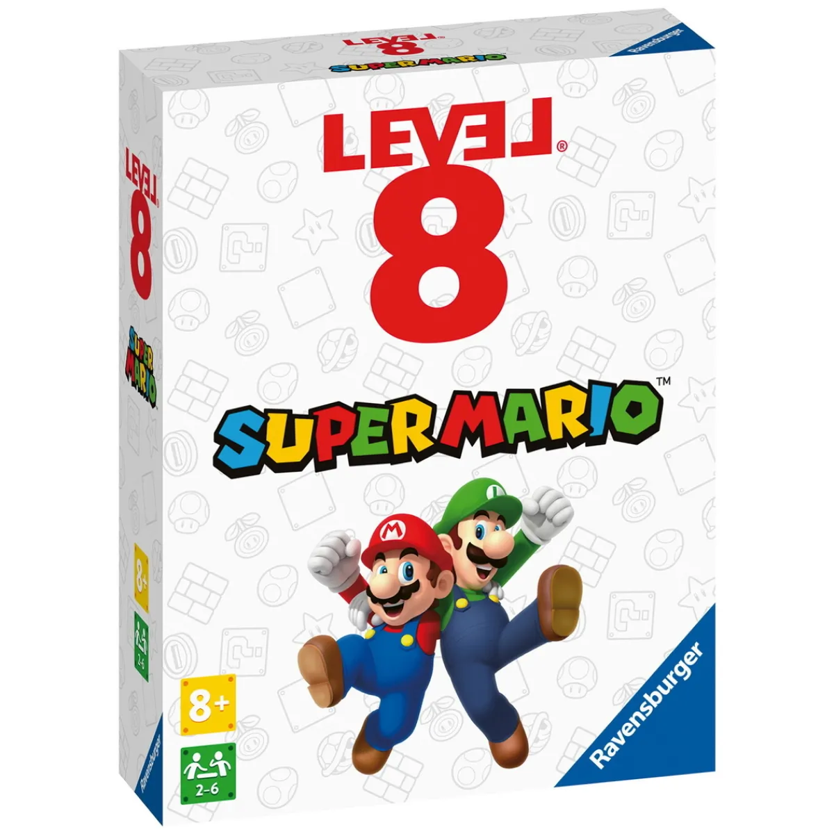 Ravensburger Kortspel Super Mario Level 8 – tävla med Mario, Luigi och Bowser! | Barn Spel