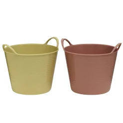 Barn Panduro Hobby Käpphäst hinkar 2 st. Håll ordning i stallet! H. 11,5 cm, Ø12,5 cm