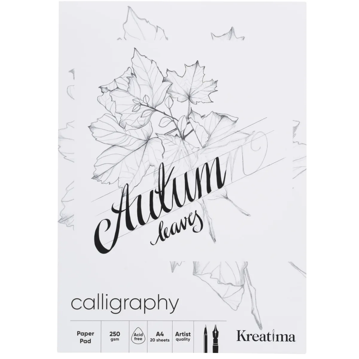 Kreatima KR Calligraphy paper pad A4 | Block