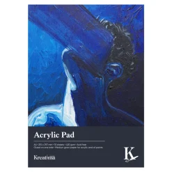 Kreatima Acrylic akrylblock A4 (210×297 mm), 10 ark, 420 g/m² | Block