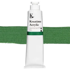 Kreatima Acrylic akrylfärg 120 ml – Chromium Oxide Green PG 17 | Akrylfärger