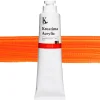 Kreatima Acrylic akrylfärg 120 ml – Fluorescent Orange | Akrylfärger