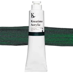 Kreatima Acrylic akrylfärg 120 ml – Hooker's Green PB 15:3 PBk 7 PY 74 | Akrylfärger