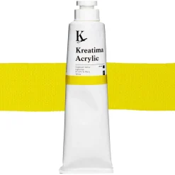 Kreatima Acrylic akrylfärg 120 ml – Cadmium Yellow Light Hue PY 3 PY 74 PW 6 | Akrylfärger