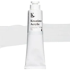Kreatima Acrylic akrylfärg 120 ml – Zinc Mixing White PW 4 | Akrylfärger