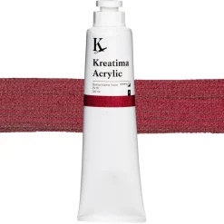 Kreatima Acrylic akrylfärg 120 ml – Quinacridone Violet PV 19 | Akrylfärger