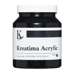 Kreatima Acrylic akrylfärg 500 ml – Payne's Grey PB 15:3 PBk 7 PV 23