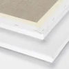 Kreatima Artists' linnecanvas, målarduk av linne 27×22 cm, djup 2 cm, 460 g/m² | Uppspänd Målarduk / Lin