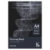 Kreatima Drawing Black ritblock A4 (210x297 mm), 30 svarta ark, 170 g/m²