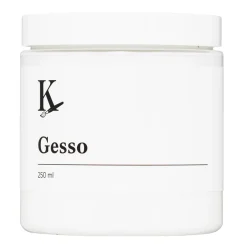 Kreatima Gesso, vit grunderingsfärg för akrylfärg, 250 ml | Målarmedier