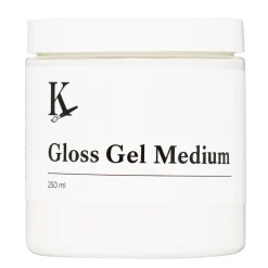 Kreatima Gloss Gel Medium, blankt gelbaserat medium för akrylfärg, 250 ml