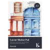 Kreatima Layout Marker Pad A3 (297×420 mm), 50 ark, 75 g/m² – skissa med markers & tuschpennor | Block