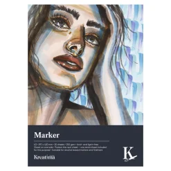 Kreatima Marker ritblock för markers & tuschpennor, A3 (297×420 mm), 20 ark, 250 g/m² | Block