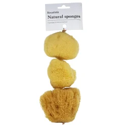 Kreatima natursvamp målarsvamp för akvareller och målning, 3-pack stora | Rollers & Tillbehör
