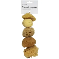 Kreatima natursvamp målarsvamp för akvareller och målning, 5-pack | Rollers & Tillbehör