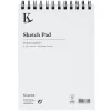Kreatima Studio Sketch spiralbundet skissblock F1 (160x220 mm), 100 ark, 80 g/m²